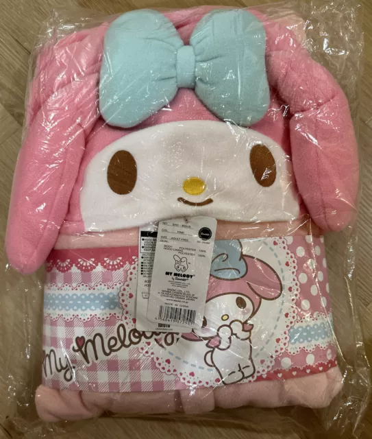 NWT SAZAC Sanrio My Melody Fleece Kigurumi Adult One Size Costume One Piece