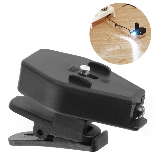 Eyeglasses Clip Lights Glasses Reading Lamp Flexible Book Lights Clip Lantern