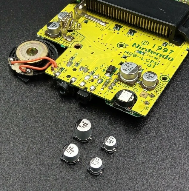 Kit condensateurs Cms - Super Nintendo SNES junior JR - NTSC - SNN-CPU