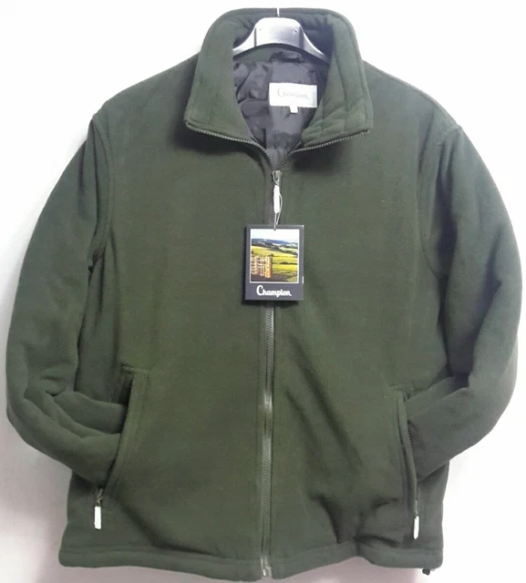 New Mens Extra Thick Fleece Heavy Duty Work Jacket Padded Warm Winter Size 2