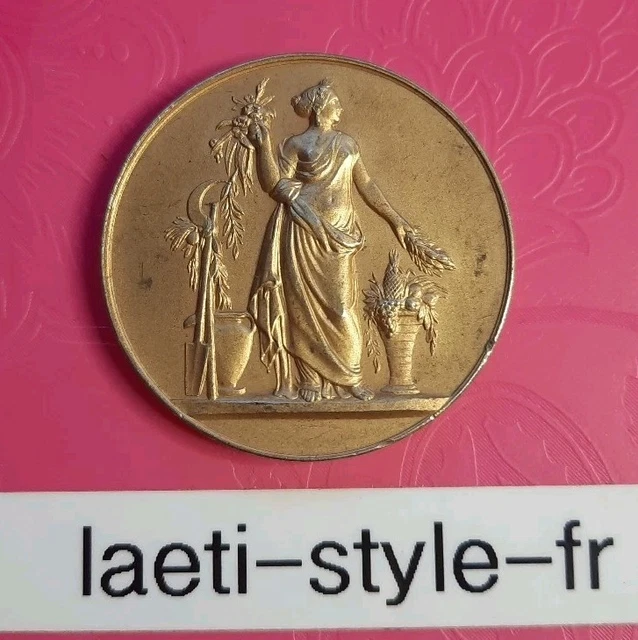 Médaille Argent Massif Doré (Vermeil) 1908 - Gaston Thubé, Yachting, UVVA Angers