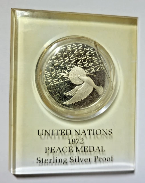 コレクション k1433 UNITED NATIONS PEACE MEDAL 1973 k1433 UNITED NATIONS PEACE MEDAL 1973 #PFHD0D | eBay