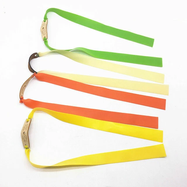 10X Flat Elastic Rubber Band Outdoor Slingshot Replacement Catapult Band 3