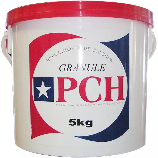 pch chlore choc granulé 5kg hypochlorite calcium