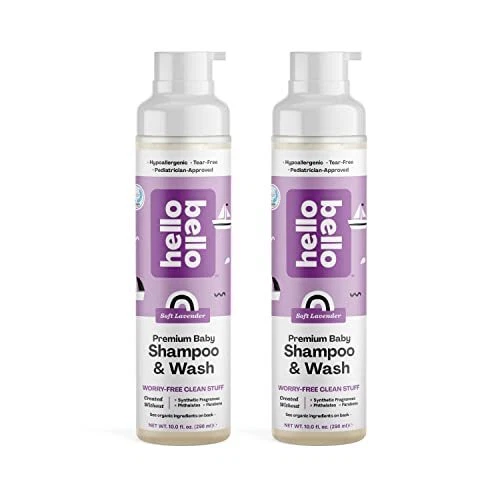 Extra Gentle Shampoo & Body Wash I Tear Free, Hypoallergenic and Pediatrician