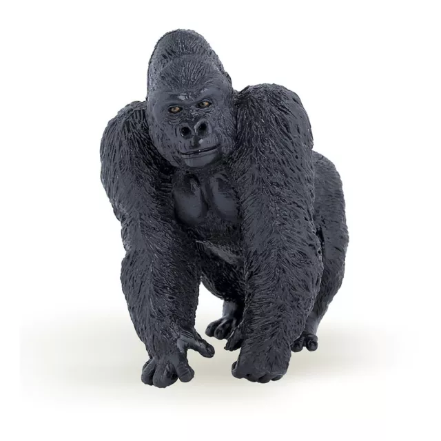 PAPO Wild Animal Kingdom Gorilla Toy Figure, Black (50034)