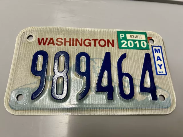 Motorrad Kennzeichen Usa License Plate Motorcycle Washington Capital City