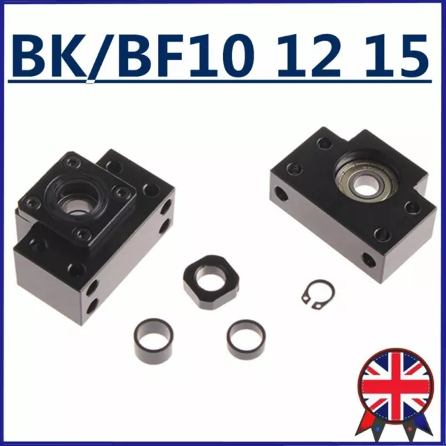 BK/BF10 BK/BF12 BK/BF15 SFU1204 SFU1605 BallScrew End Supports Bearing Mounts