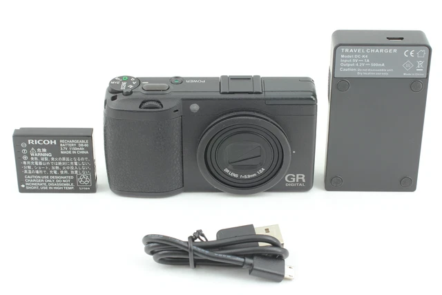 [MINT ] RICOH GR DIGITAL II 2 Black 10MP Point & Shoot Compact Camera From JAPAN 2