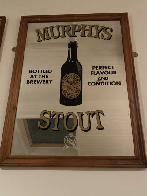 Vintage Murphys Irish Stout Mirror Framed