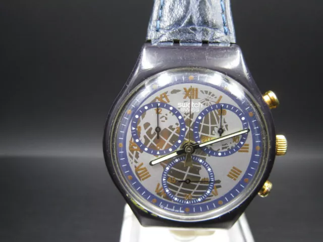 A812⭐⭐ Vintage " Swatch " Chronograph Quartz Armbanduhr ⭐⭐