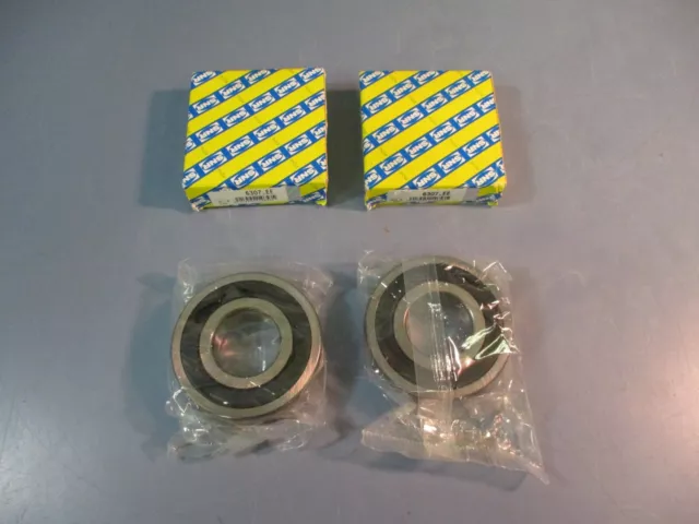 SNR Single Row Ball Bearing 6307.EE NEW LOT OF TWO