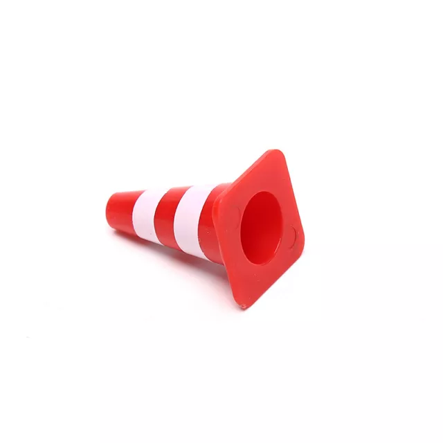 10x Mini PlasticTraffic Cones Sport Training Roadblock Mini 'Traffic Sign