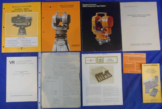 27 x Werbung Hewlett Packard - geodätische Instrumente - Saml. Lausen - 1077