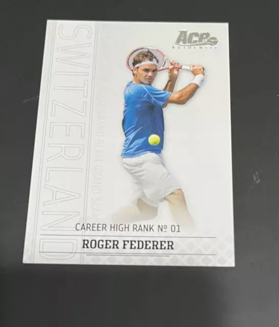 Roger Federer 2006 Ace Authentic Grand Slam Rankings Insert SP /1199 Tennis GOAT