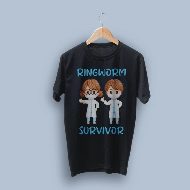 Ringworm Survivor SVG Funny Offensive Inappropriate PNG Meme Sarcastic DXF