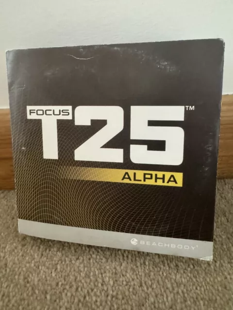Beachbody FOCUS T25 Alpha + Beta Get It Done Workout DVD Set Missing 1 Disc
