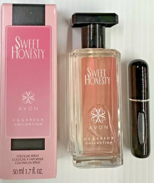 Avon Classic sweet honesty cologne PERFUME Spray 1.7 oz/FREE TRAVEL SPRAY