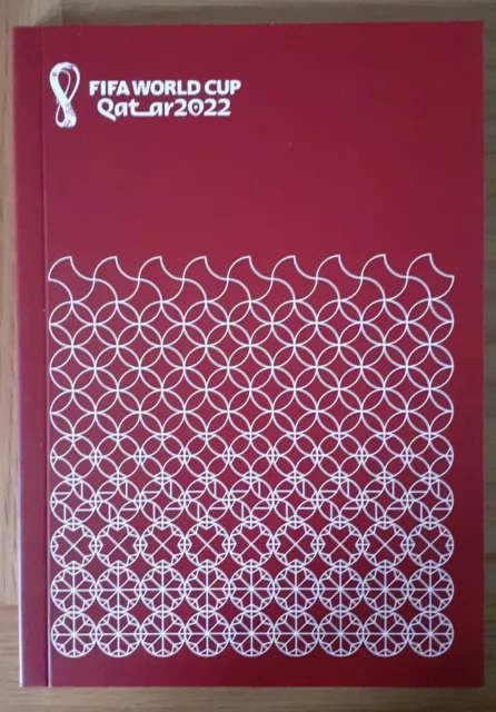 Qatar FIFA World Cup 2022 notebook. Official Product. Brand new