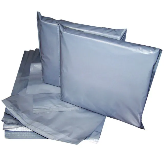 22x30' Strong Grey Mailing Post Poly Postage Bags Self Seal Cheap No Smell CS