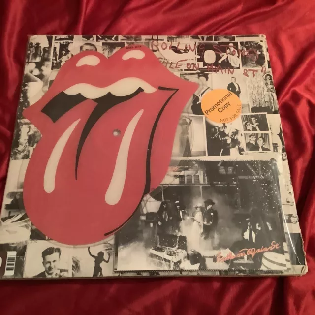 Disco LP de los Rolling Stones Exile on Main Street edición promocional