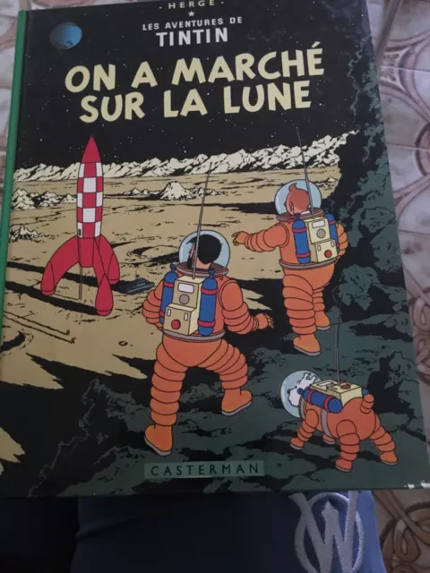 Les Aventures De Tintin, On A Marché Sur La Lune, Edition 1954