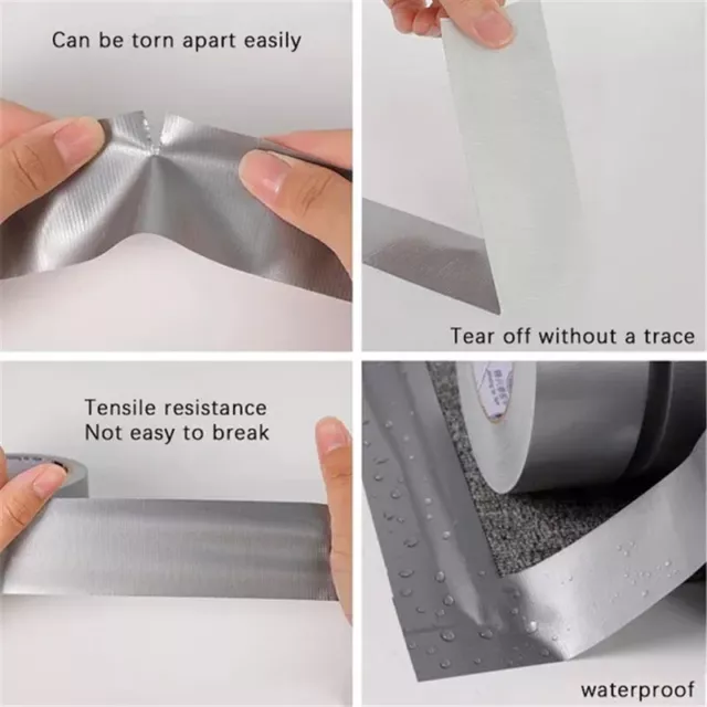 Super Sticky Duct Tape Waterproof Cloth Tape for Carpet Floor Self Adhesive 3