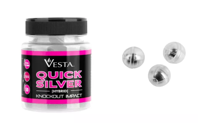 Vesta Quicksilver Plastic Steel Balls 50 Stück Cal.50 Power