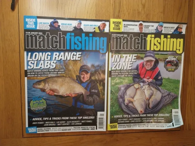2 MATCH FISHING Magazines - Jan/Feb 2024 - In The Zone - Long