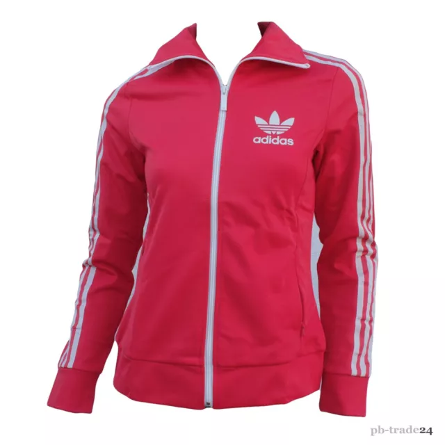 Adidas Damen Zip Jacke Europa TT Sportjacke Fitnessjacke Sweatshirt rose pink