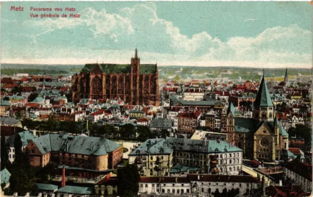 CPA AK METZ - panorama by METZ - general view of METZ (455045)