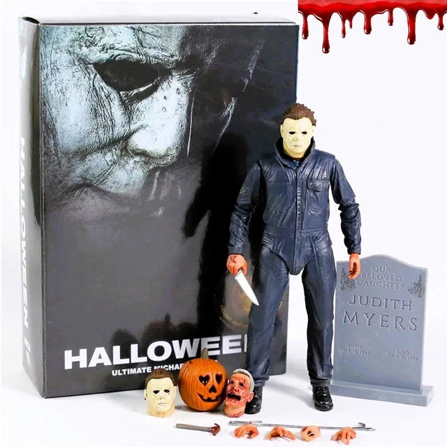 Ultimate Michael Myers Figure Christmas LED Pumpkin Halloween PVC Action Figure