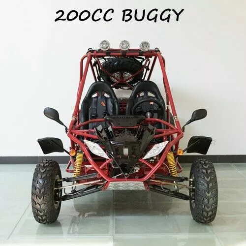 200cc Buggy Quad Atv Kart Offroad Dune Twin Seat Right-hand Drive Auto With Rev