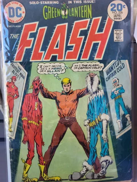Flash Vol 1 #226 (DC Comics 1974) Green Lantern by Neal Adams! Captain Cold!