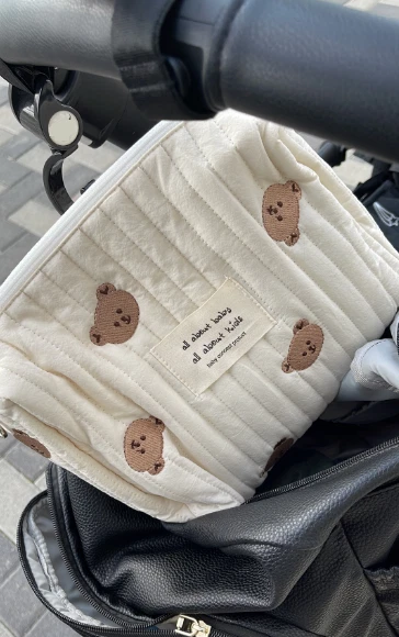 Diaper Bag Baby Cotton Portable Reusable Stroller Nappy Storage Caddy Organizer 11