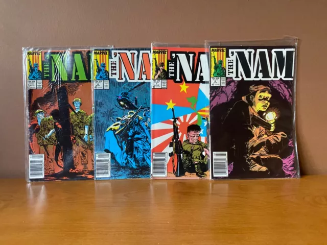 The 'NAM #s 5-8 Vietnam War Copper Age 1986-1987 Marvel Comics #5 #6 #7 #8 Lot