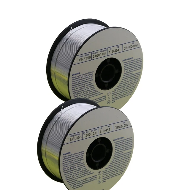 WeldingCity® 2-pk Aluminum MIG Welding Wire ER5356 .030" 1-Lb Roll | US Seller