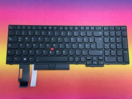 Clavier PC Portable Lenovo Rétro-éclairé Pour T590, E580, P52, P72, L590, E590, P53s - Occasion Fonctionnel