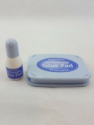 Adhesivo versátil The Essential Glue Pad + pegamento líquido usado