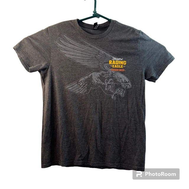 Retro Punk Yuengling Beer Eagle Racing Mango Beer Shirt Men's L 90s Graphic