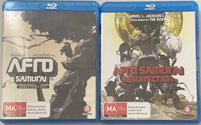 New Sealed Afro Samurai Resurrection 2-Disc Directors Cut DVD