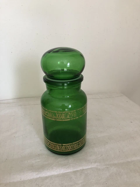 ANCIEN BOCAL À conserve en verre vert DURFOR EUR 11,00