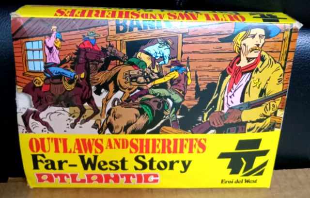 Atlantic Far-West Story Outlaws and Sheriffs RARE W/Box