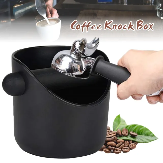 NEW Coffee Residue Knock Bin with Tamp Tube Bar Espresso Grounds Stock Bucket