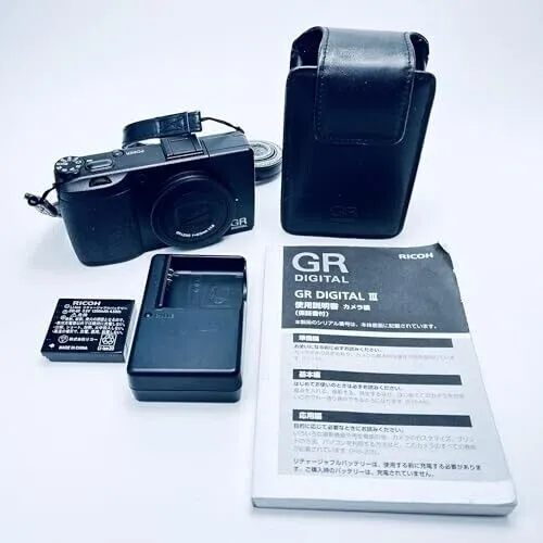 [TOP MINT] [1376 SC] Ricoh GR Digital III 10.0MP Black Compact Camera  FAST SHIP
