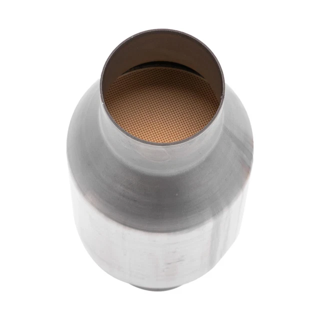 2.25" In/Out Universal Hight Flow Catalytic Converter Body Size 4" Round
