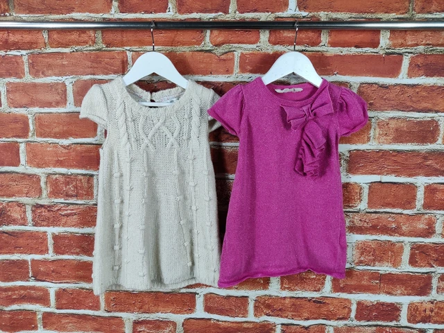 Baby Girls Bundle Age 18-24 Months Little Rocha H&M Dress Set Pink Party 92Cm