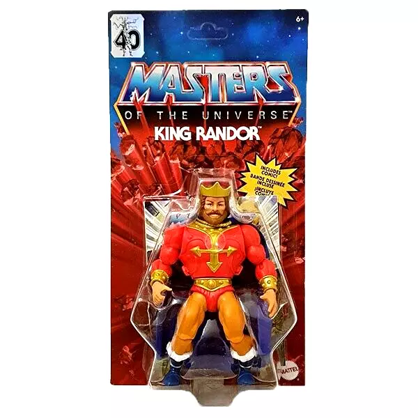 KING RANDOR Masters Of The Universe Origins Mattel 40th Actionfigur MotU ✅