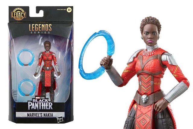 Action Figure Marvel Legends Killmonger 6 Pollici, Ispirata A Black Panther, Con Maschera E Armi