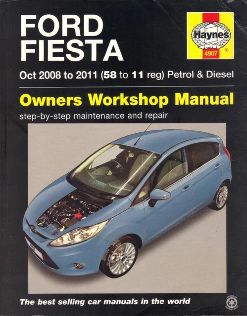 FORD FIESTA,ZETEC S,TITANIO, BORDO +,STILE, TDCi, MANUALE HAYNES 2008-2011